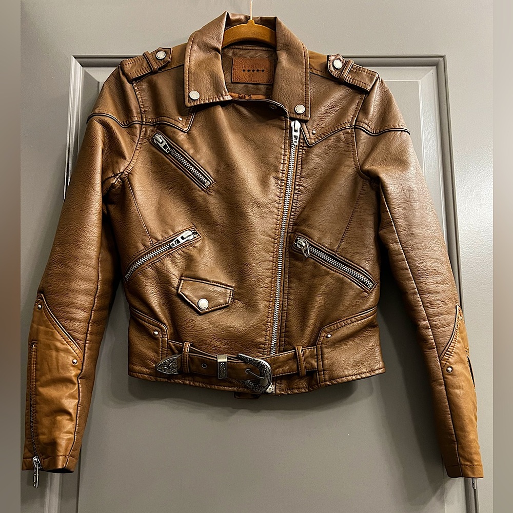 Blank NYC faux leather jacket